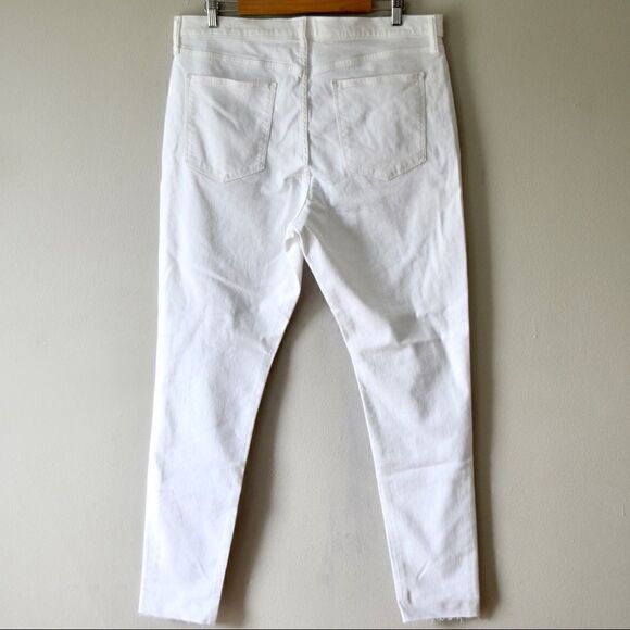 BANANA REPUBLIC High + Skinny Jean, White, Size 32 - Picture 9 of 13